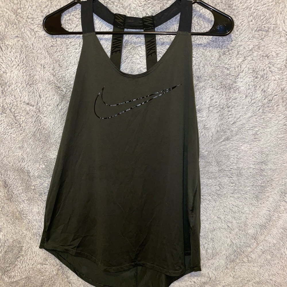 Nike Dry Elastika Double Strap Back Training Tank